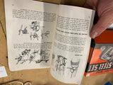 Vtg Boy Scouts of America "Official Knot Tying Ropes" set Orig Box Manual 60's!