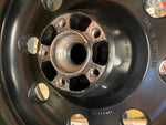 Black Rear Mag Wheel Harley Softail Fatboy 17x6 Solid Disc Drilled FXST Custom