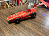 VINTAGE HUBLEY #765 METAL DIECAST TOY RED RACE CAR 4'' LONG
