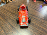 VINTAGE HUBLEY #765 METAL DIECAST TOY RED RACE CAR 4'' LONG