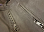 NEW UNIK SELECT UNISEX SIZE 46 LEATHER JACKET ZIP OUT LINER