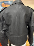 NEW UNIK SELECT UNISEX SIZE 46 LEATHER JACKET ZIP OUT LINER