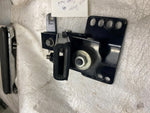 2009^ adj Drivers Backrest Seat Mount Bracket Harley Touring Ultra Classic Glide