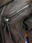 NEW UNIK LEATHER APPARELS LADIES SIZE LARGE ZIP OUT LINER SHORT JACKET