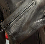 NEW UNIK LEATHER APPARELS LADIES SIZE LARGE ZIP OUT LINER SHORT JACKET