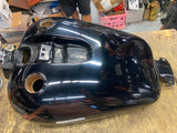 Vivid Black Gas TAnk Harley FXR Dash Model Low rider Superglide 1982-1994 Custom