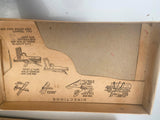 Vtg Steel Jakel Aeromatic Glider Gun Wood Airplane toy Original Box Detroit