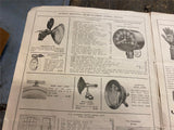 1923 Myeron Bros Harley Indian Parts Catalogue Corbin Speedo Helmet Horn J JD!