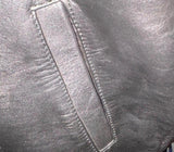 MIDTOWN LEATHERS NYC LEATHER JACKET UNISEX SIZE 42 ZIP OUT LINING MOTORCYCLE