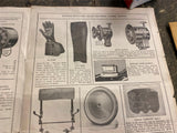 1923 Myeron Bros Harley Indian Parts Catalogue Corbin Speedo Helmet Horn J JD!