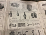 1923 Myeron Bros Harley Indian Parts Catalogue Corbin Speedo Helmet Horn J JD!