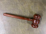 Vintage Solid Wooden Gavel Hammer Political Collectable Auctioneer