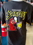 NEW CRAZY BOARS TSHIRT UNISEX SIZE MEDIUM "CRAZY BOARS CUSTOM CYCLES"