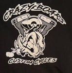 NEW CRAZY BOARS TSHIRT UNISEX SIZE SMALL "CRAZY BOARS CUSTOM CYCLES"