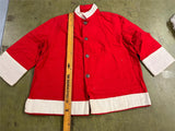 Santa Suit Flannel e/ Hat & Beard Christmas 1961 Perr Brothers Costume