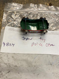 Vtg Japan Tin Toy Metal Wheels Police Car Pressed Steel Mini Collectible!