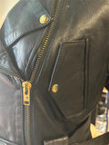 NEW UNIK PREMIUM LADIES SZ LARGE MOTORCYCLE JACKET BUTTON OUT LINING