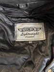 NEW UNIK LIGHTWEIGHT PREMIUM LADIES LEATHER MOTORCYCLE JACKET SZ 44 VENTED