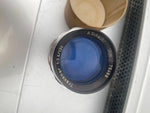 Vtg Camera Lens Telephoto MÜNCHEN TRAVENAR 135mm f3.5 Lens M42 mount 35mm German
