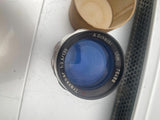 Vtg Camera Lens Telephoto MÜNCHEN TRAVENAR 135mm f3.5 Lens M42 mount 35mm German