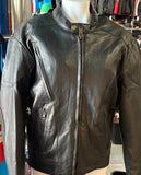 NEW UNIK LIGHTWEIGHT PREMIUM LADIES LEATHER MOTORCYCLE JACKET SZ 44 VENTED