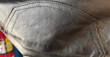 NEW UNIK LIGHTWEIGHT PREMIUM LADIES LEATHER MOTORCYCLE JACKET SZ 44 VENTED