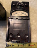 Vtg General Electric 30 amp volt Meter Bakelite Ammeter Leather Case Electronics