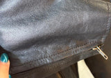 NEW UNIK LIGHTWEIGHT PREMIUM LADIES LEATHER MOTORCYCLE JACKET SZ 44 VENTED