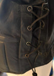 NEW UNIK LIGHTWEIGHT PREMIUM LADIES LEATHER MOTORCYCLE JACKET SZ 44 VENTED