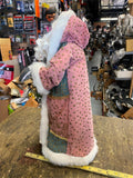 Vtg Santa Father Christmas Doll Display 17" Robes Fancy!