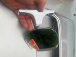 Vtg Datsun Racing Mirrors Roberk chrome Rear View Auto Truck Sportscar chrome