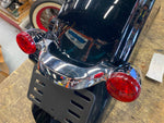 New T/o Rear Fender Vivid Black Harley Street Road Glide FLHX FLTR 2009^ OEM
