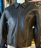 NEW UNIK ULTRA UNISEX SIZE 2X LEATHER MOTORCYCLE JACKET ZIP OUT LINING
