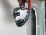 Vtg Datsun Racing Mirrors Roberk chrome Rear View Auto Truck Sportscar chrome
