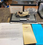 FRANKLIN MINT Precision Models 1938 JAGUAR SS-100 Roadster In box 1/24 Die Cast!