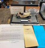 FRANKLIN MINT Precision Models 1938 JAGUAR SS-100 Roadster In box 1/24 Die Cast!