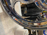 3 Blade Chrome Mag Wheel 3.5x18 Harley Softail Dyna Touring FXR Chopper Front Re