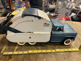Structo Sanitation Department Garbage Hydraulic Track Tin Toy Truck 1960's Vtg