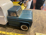 Structo Sanitation Department Garbage Hydraulic Track Tin Toy Truck 1960's Vtg