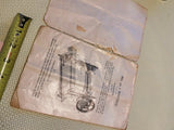 Vtg instruction manual Singer sewing machine model 66-1 Owners Book 1900's