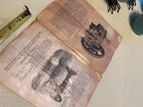 Vtg instruction manual Singer sewing machine model 66-1 Owners Book 1900's