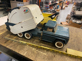 Structo Sanitation Department Garbage Hydraulic Track Tin Toy Truck 1960's Vtg