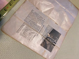 Vtg instruction manual Singer sewing machine model 66-1 Owners Book 1900's