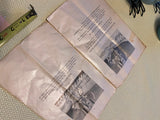Vtg instruction manual Singer sewing machine model 66-1 Owners Book 1900's