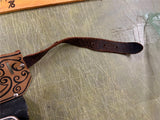 Vintage 1960s Made In USA Shooting Toy Leather Dual Holster Kilgor Hubley