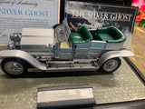 Franklin MINT 1907 Rolls Royce Silver Ghost Diecast Model in 1:24 Die Cast Displ