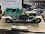 Franklin MINT 1907 Rolls Royce Silver Ghost Diecast Model in 1:24 Die Cast Displ