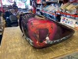 Indian Chief Gas TAnks Dual Cap Custom Chopper Harley Softail Rigid Vtg Motorcyc