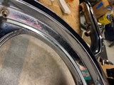 3 Blade Chrome Mag Wheel 3.5x18 Harley Softail Dyna Touring Chopper Front 3/4 se