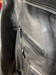 NEW UNIK LEATHER APPAREL LADIES SIZE 16 LEATHER MOTORCYCLE JACKET BELTED WAIST